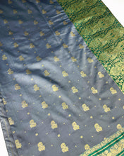 Load image into Gallery viewer, Antique Silver Banarasi Sari

