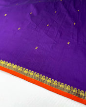 Load image into Gallery viewer, Purple Aesthetic Banarasi Sari
