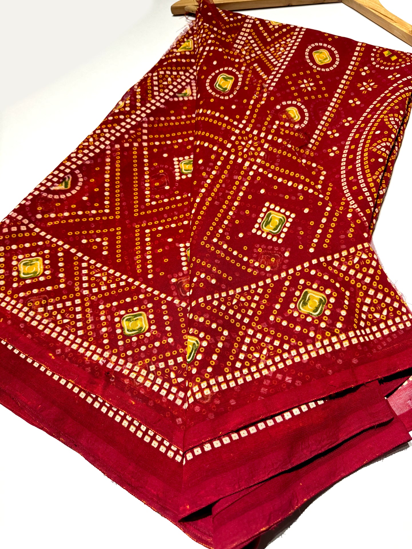 Wild Red Chunri Sari
