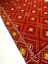 Load image into Gallery viewer, Wild Red Chunri Sari
