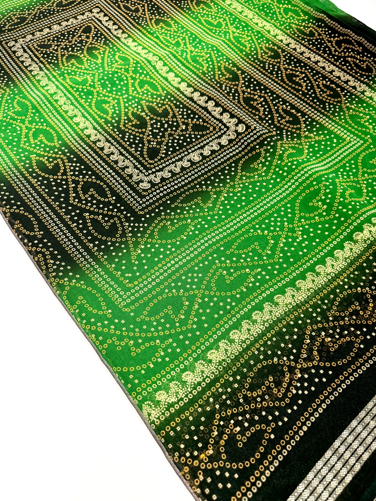 Tiffany Green Chunri Sari