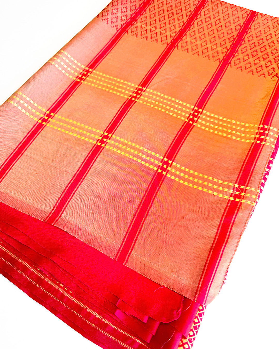 Rosy Coral Sari