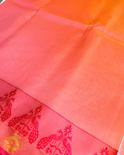 Load image into Gallery viewer, Coral Pink Peacock Sari
