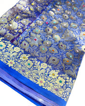 Load image into Gallery viewer, Golden Charmer Sari
