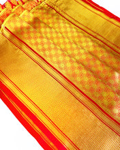 Load image into Gallery viewer, Golden Frenzy Silk Sari
