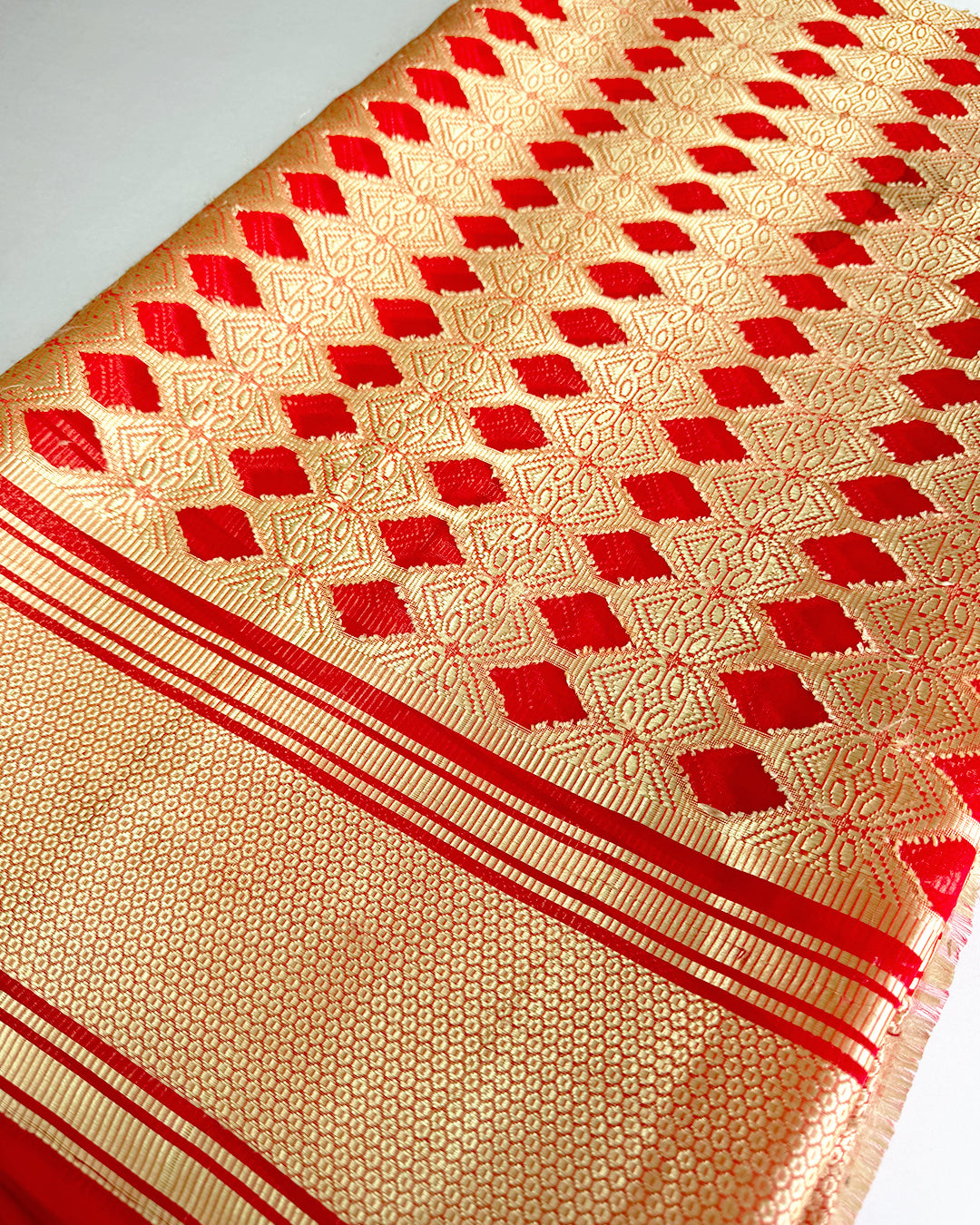 Gold Kiss Silk Sari