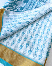 Load image into Gallery viewer, Morning Glory Cotton Sari

