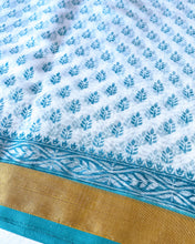Load image into Gallery viewer, Morning Glory Cotton Sari
