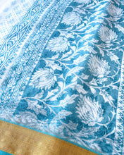 Load image into Gallery viewer, Morning Glory Cotton Sari
