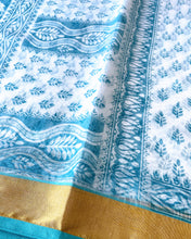 Load image into Gallery viewer, Morning Glory Cotton Sari
