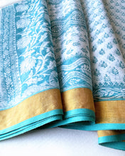 Load image into Gallery viewer, Morning Glory Cotton Sari
