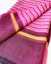 Load image into Gallery viewer, Pink Panther Cotton Sari
