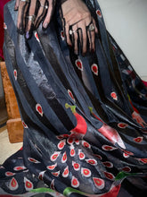 Load image into Gallery viewer, Peacock Noir Sari
