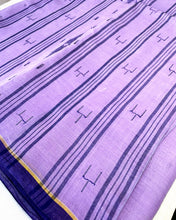 Load image into Gallery viewer, Lavender Veil Cotton Sari
