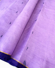 Load image into Gallery viewer, Lavender Veil Cotton Sari
