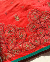 Load image into Gallery viewer, Tart Orange Sari
