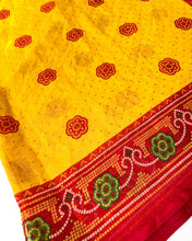 Load image into Gallery viewer, Bright Yellow Chunri Sari
