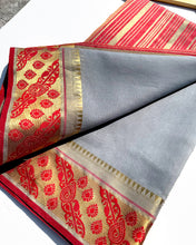 Load image into Gallery viewer, Sterling Gray Sari
