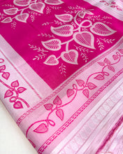 Load image into Gallery viewer, Pink Heart Orchid Sari
