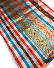 Load image into Gallery viewer, Wanderlust Tissue Silk Sari
