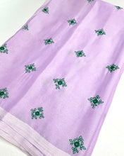 Load image into Gallery viewer, Breezy Lavender Chiffon Sari
