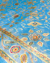 Load image into Gallery viewer, Maya Blue Silk Sari
