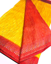 Load image into Gallery viewer, Sparkling Sun Raw Silk Sari
