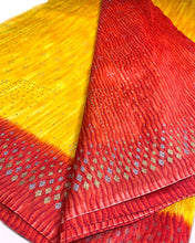 Load image into Gallery viewer, Sparkling Sun Raw Silk Sari
