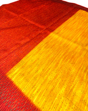 Load image into Gallery viewer, Sparkling Sun Raw Silk Sari
