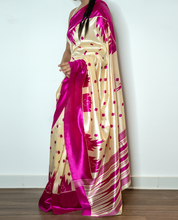 Load image into Gallery viewer, Pink Temple Silk Sari
