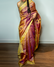 Load image into Gallery viewer, Midnight Marigold Sari
