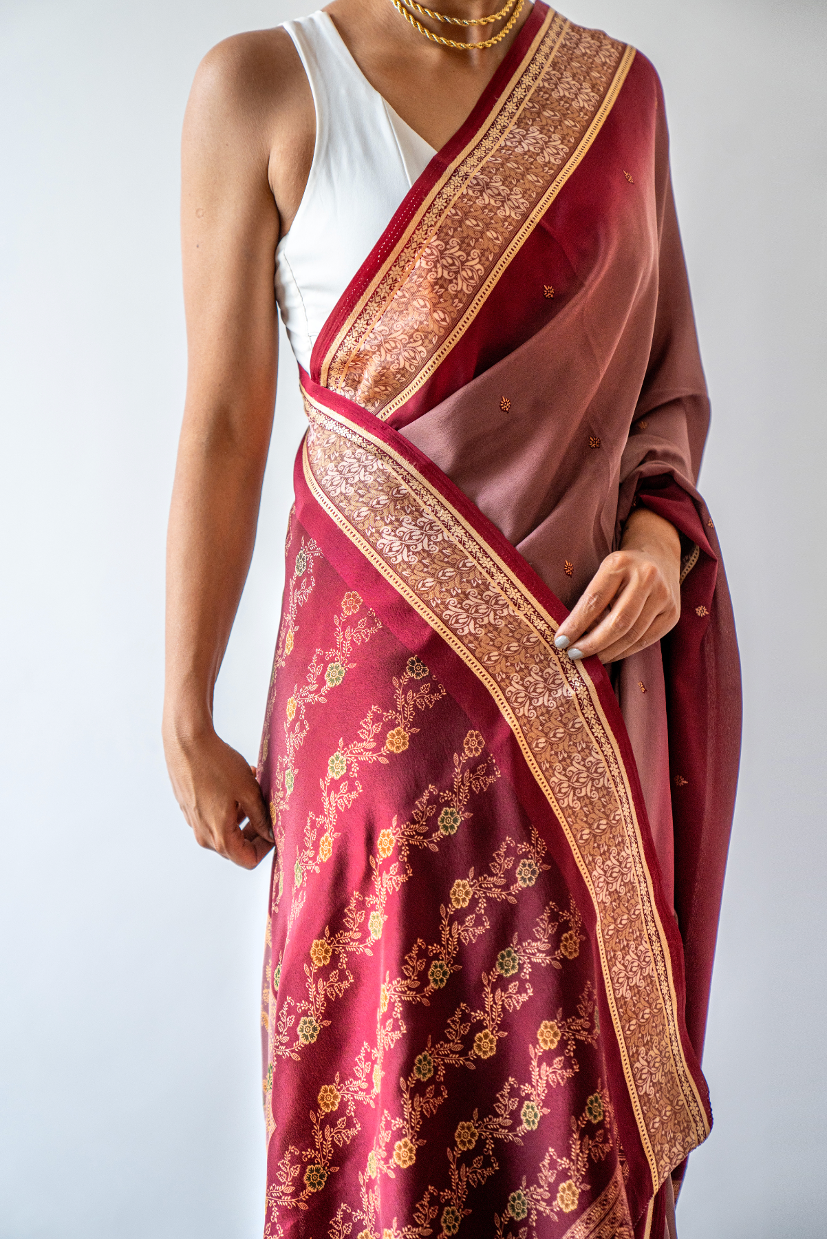 Breeze Song Silk Sari