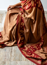 Load image into Gallery viewer, Earthen Glow Silk Sari
