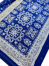 Load image into Gallery viewer, Deep Lunar Silk Sari
