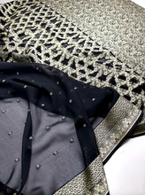 Load image into Gallery viewer, Shadowloom Silk Sari
