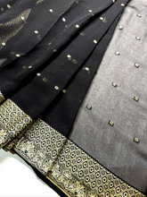 Load image into Gallery viewer, Shadowloom Silk Sari
