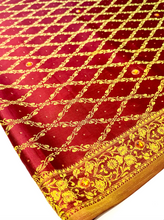 Load image into Gallery viewer, Red Sun Radiance Silk Sari
