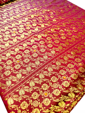 Load image into Gallery viewer, Red Sun Radiance Silk Sari
