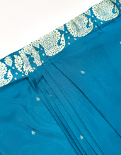 Load image into Gallery viewer, Venetian Teal Silk Sari
