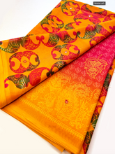 Load image into Gallery viewer, Sky Blush Ombre Sari
