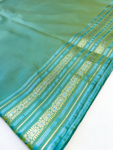 Load image into Gallery viewer, Olive Dew Silk Sari
