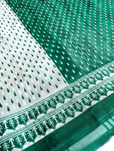 Load image into Gallery viewer, Emerald Rain Chiffon Sari
