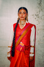 Load image into Gallery viewer, Rani Sundown Silk Sari
