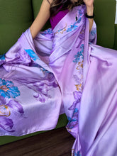 Load image into Gallery viewer, Lilac Bloom Silk Sari
