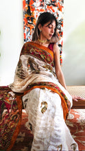 Load image into Gallery viewer, Peacock Lady Cotton Sari
