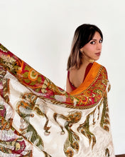 Load image into Gallery viewer, Peacock Lady Cotton Sari
