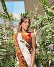 Load image into Gallery viewer, Peacock Lady Cotton Sari
