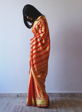Load image into Gallery viewer, Crimson Crown Sari
