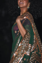 Load image into Gallery viewer, Viridian Gotta Sari
