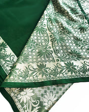 Load image into Gallery viewer, Moonlit Forest Silk Sari
